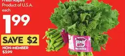Longo's Fresh Rapini offer