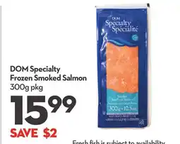 Longo's Frozen Smoked Salmon offer