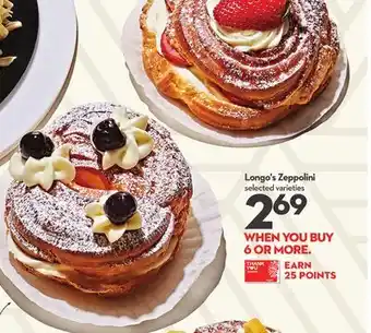 Longo's Zeppolini offer