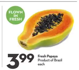 Longo's Fresh Papaya offer