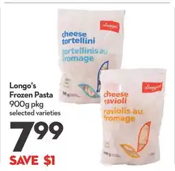 Longo's Frozen Pasta offer