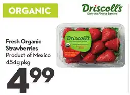 Longo's Fresh Organic Strawberries offer