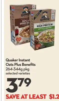 Longo's Instant Oats Plus Benefits offer
