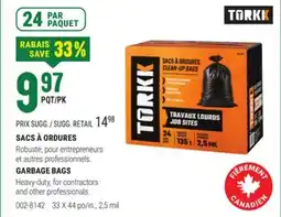 BMR SACS À ORDURES offer