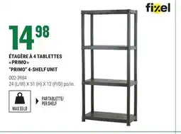 BMR ÉTAGÈRE À 4 TABLETTES  PRIMO  offer