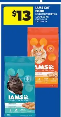 Real Canadian Superstore IAMS CAT FOOD, 1.36/1 offer