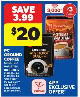 Real Canadian Superstore PC GROUND COFFEE offer