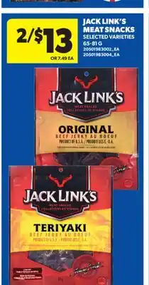 Real Canadian Superstore JACK LINK'S MEAT SNACKS offer