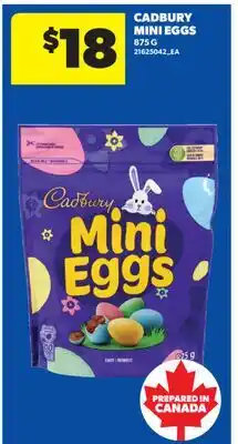 Real Canadian Superstore CADBURY MINI EGGS offer
