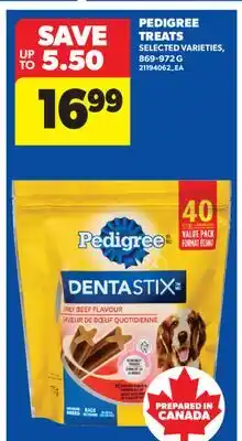 Real Canadian Superstore PEDIGREE TREATS offer