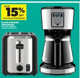 Real Canadian Superstore BLACK & DECKER APPLIANCES offer