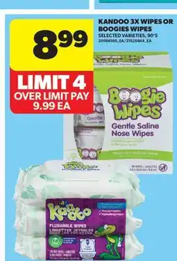 Real Canadian Superstore KANDOO 3X WIPES OR BOOGIES WIPES, 90' S offer