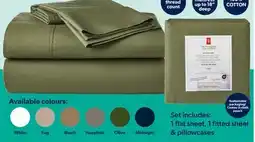 Real Canadian Superstore PC , 350 THREAD COUNT SHEET SETS, TWIN offer