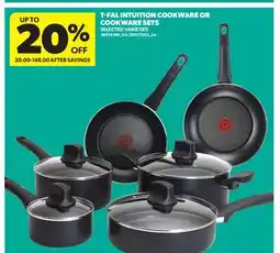Real Canadian Superstore T-FAL INTUITION COOKWARE OR COOKWARE SETS offer