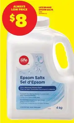 Real Canadian Superstore LIFE BRAND EPSOM SALTS offer