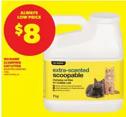 Real Canadian Superstore NO NAME CLUMPING CAT LITTER offer