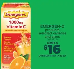 Real Canadian Superstore EMERGEN-C PRODUCTS offer