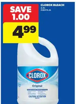 Real Canadian Superstore CLOROX BLEACH offer