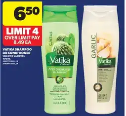 Real Canadian Superstore VATIKA SHAMPOO OR CONDITIONER offer