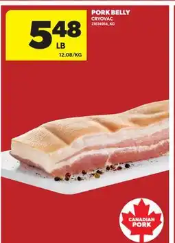 Real Canadian Superstore PORK BELLY offer