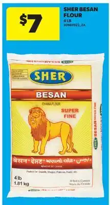 Real Canadian Superstore SHER BESAN FLOUR, 4 LB offer