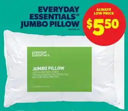Real Canadian Superstore EVERYDAY ESSENTIALS JUMBO PILLOW offer