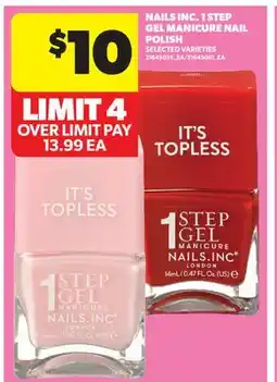 Real Canadian Superstore NAILS INC. 1 STEP GEL MANICURE NAIL POLISH offer