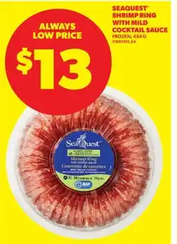 Real Canadian Superstore SEAQUEST SHRIMP RING WITH MILD COCKTAIL SAUCE offer