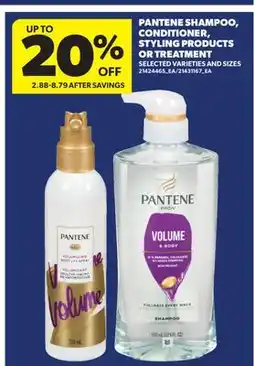 Real Canadian Superstore PANTENE SHAMPOO, CONDITIONER, STYLING PRODUCTS OR TREATMENT offer