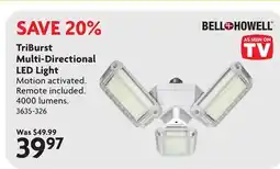 Home Hardware TriBurst Multi-Directional LED Light offer