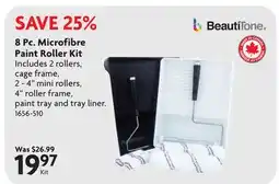 Home Hardware 8 Pc. Microfibre Paint Roller Kit offer