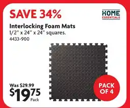 Home Hardware Interlocking Foam Mats offer
