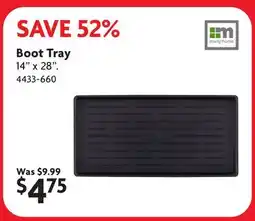 Home Hardware Boot Tray offer