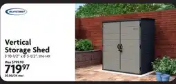 Home Hardware Vertical Storage Shed offer