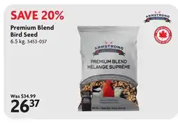 Home Hardware Armstrong Premium Blend Bird Seed offer