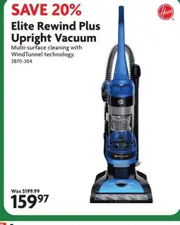 Home Hardware Elite Rewind Plus Upright Vacuum offer