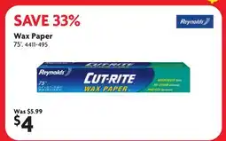 Home Hardware Wax Paper offer