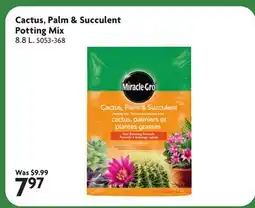 Home Hardware MIRACLE-GRO Cactus, Palm & Succulent Potting Mix offer