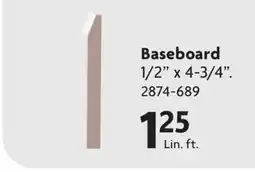 Home Hardware Bevel Moulding Baseboard offer