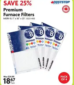Home Hardware Premium Furnace Filters MERV offer
