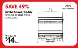 Home Hardware Jumbo Shower Caddy offer