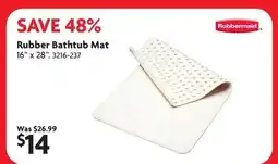 Home Hardware RUBBERMAID Rubber Bathtub Mat offer