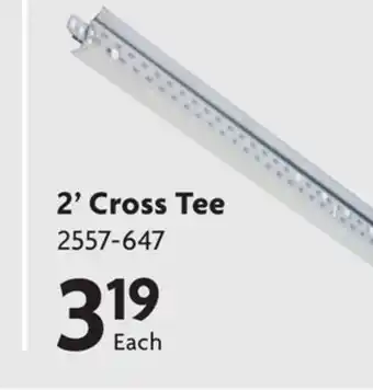 Home Hardware 2' Cross Tee offer