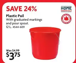 Home Hardware Plastic Pail offer