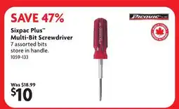 Home Hardware Sixpac Plus Multi-Bit Screwdriver offer