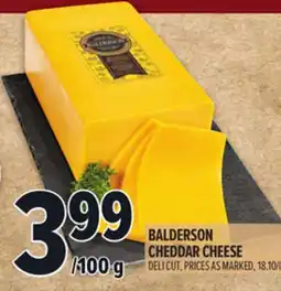 Metro BALDERSON CHEDDAR CHEESE offer