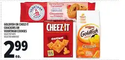 Metro GOLDFISH OR CHEEZ-IT CRACKERS OR VOORTMAN COOKIES offer