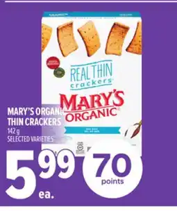 Metro MARY'S ORGANIC THIN CRACKERS offer