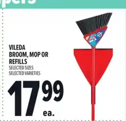 Metro VILEDA BROOM, MOP OR REFILLS offer