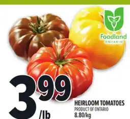 Metro HEIRLOOM TOMATOES offer